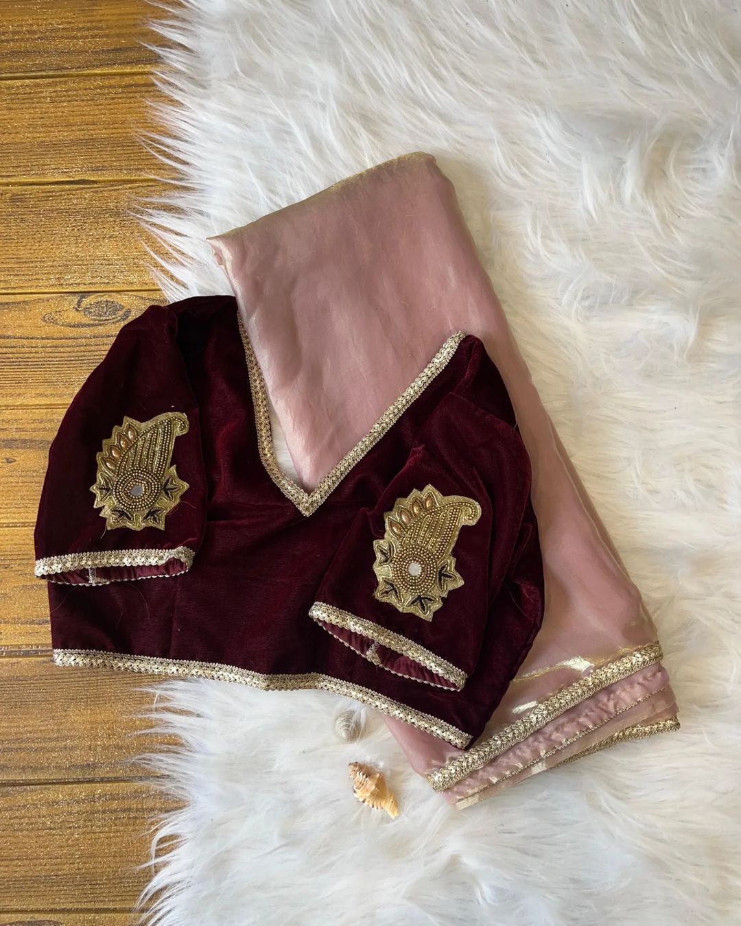 Rose Gold Tissue Silk