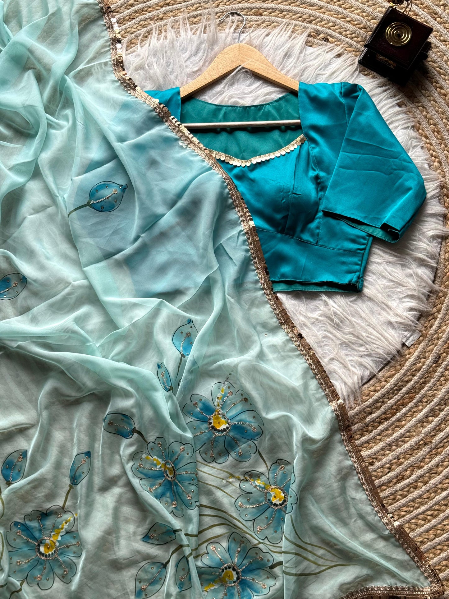 Sky Beauty Saree