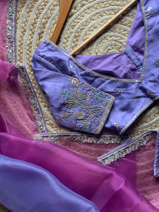 Purple Reverie Saree