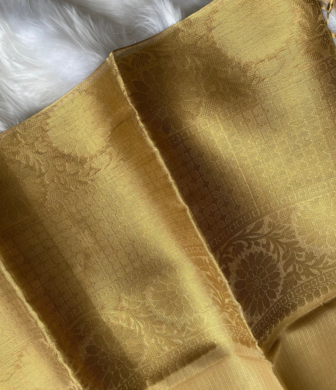 Gold Queen Tissue Silk