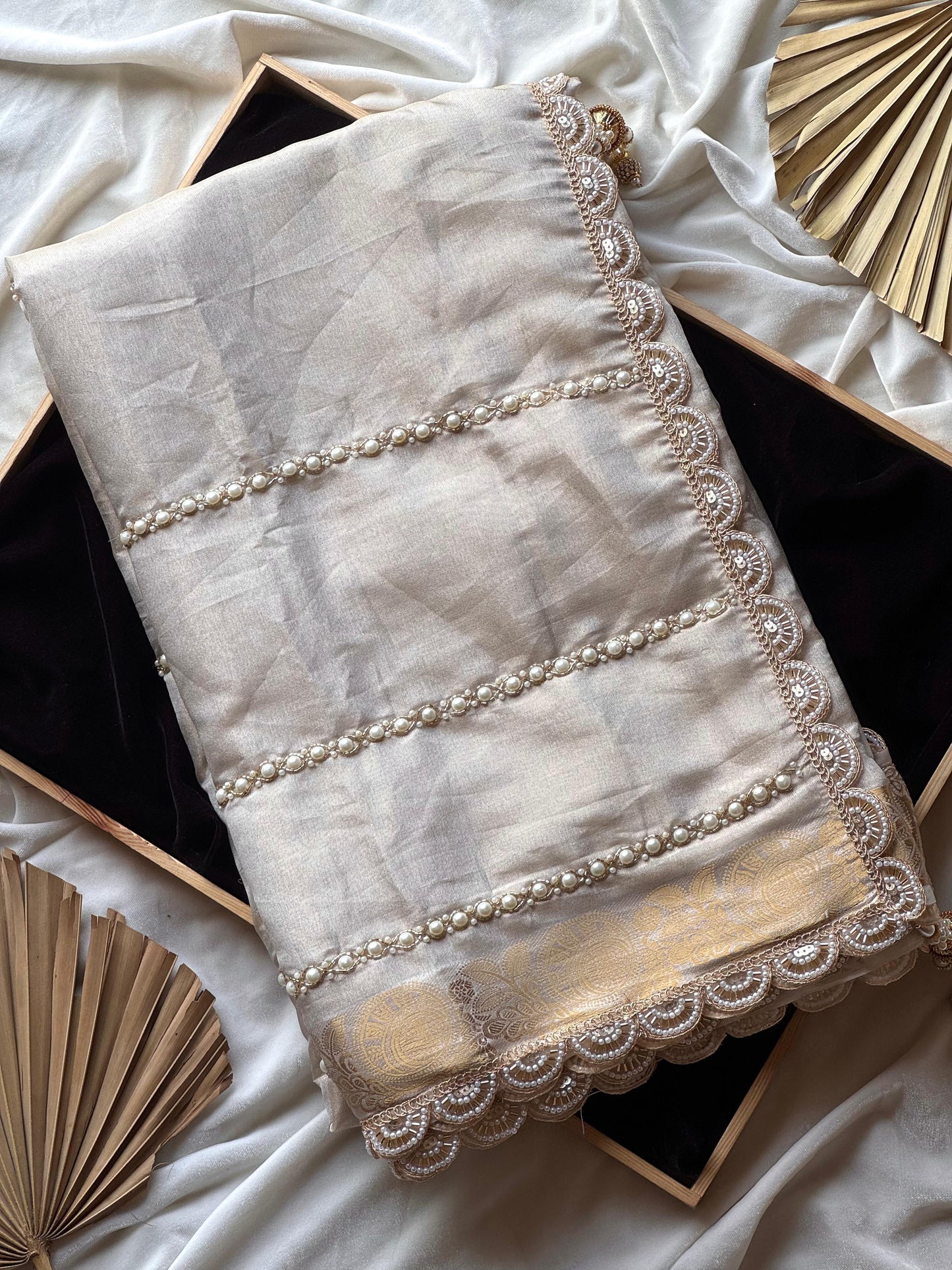 Pearl Whisper Saree