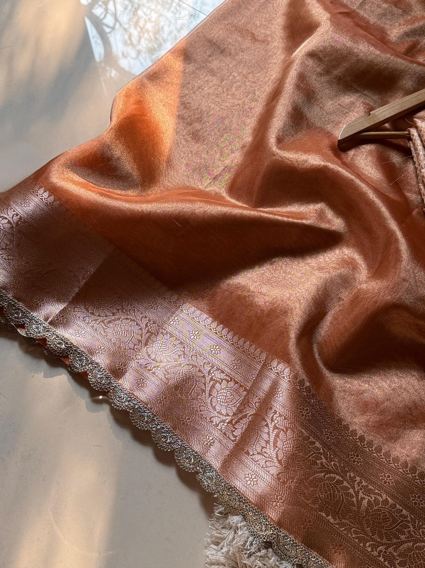 Peach Glow Saree