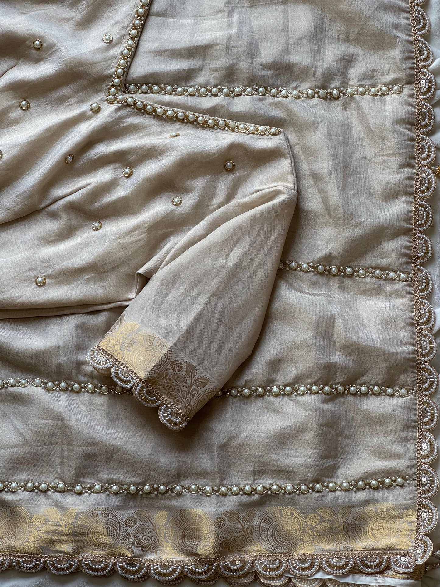 Pearl Whisper Saree