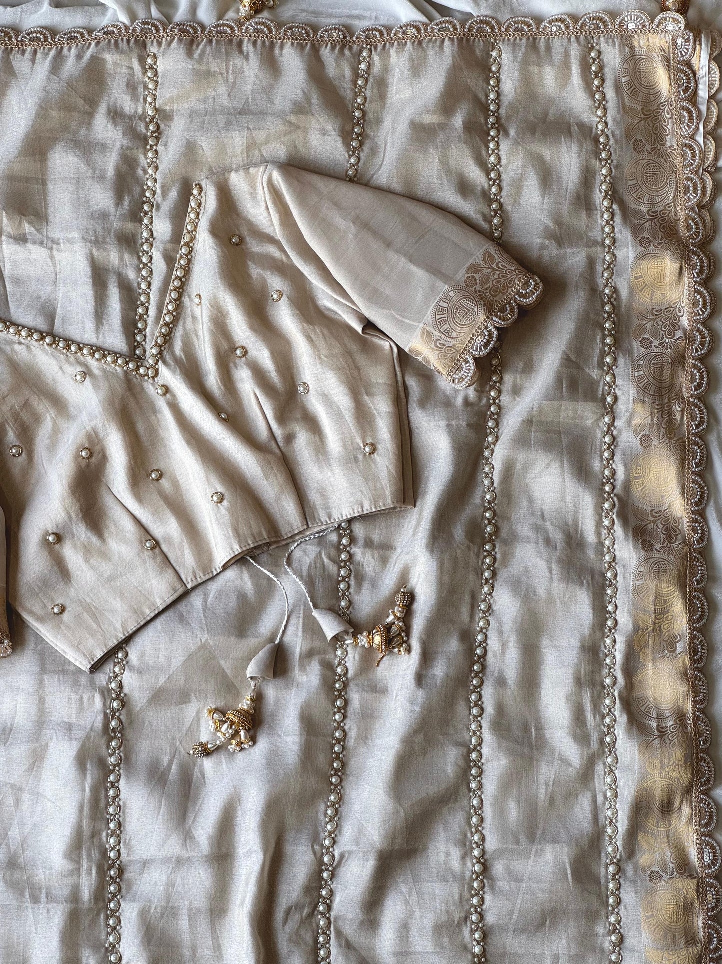 Pearl Whisper Saree