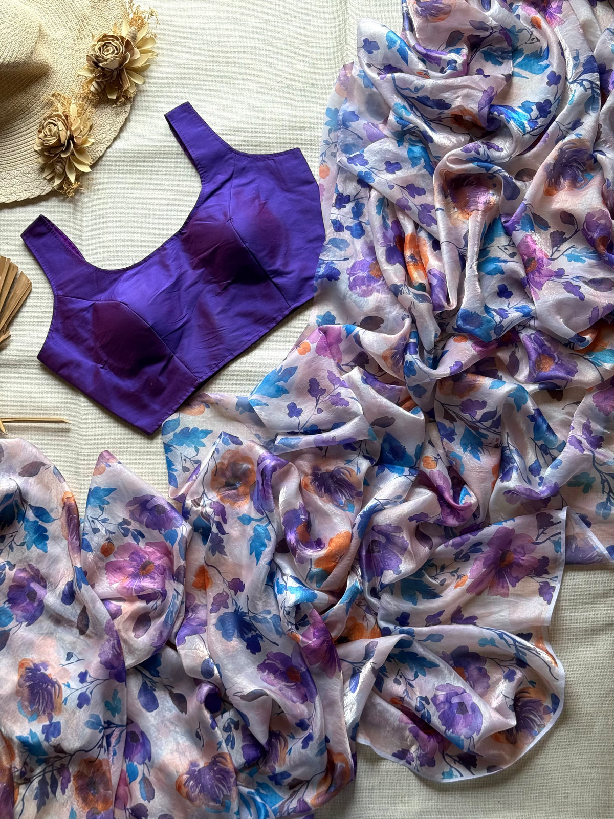 Purple bliss Saree