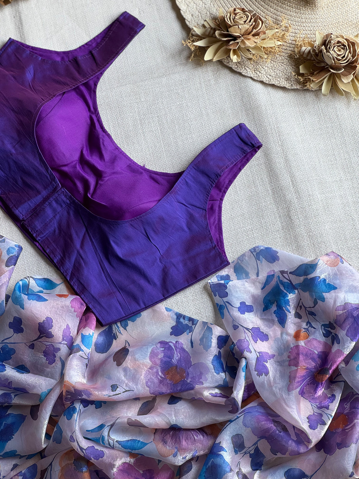 Purple bliss Saree