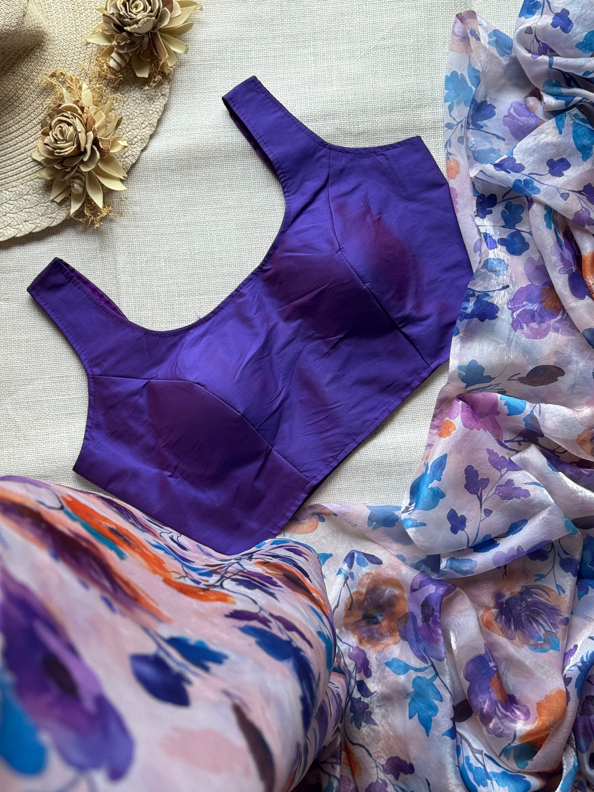 Purple bliss Saree