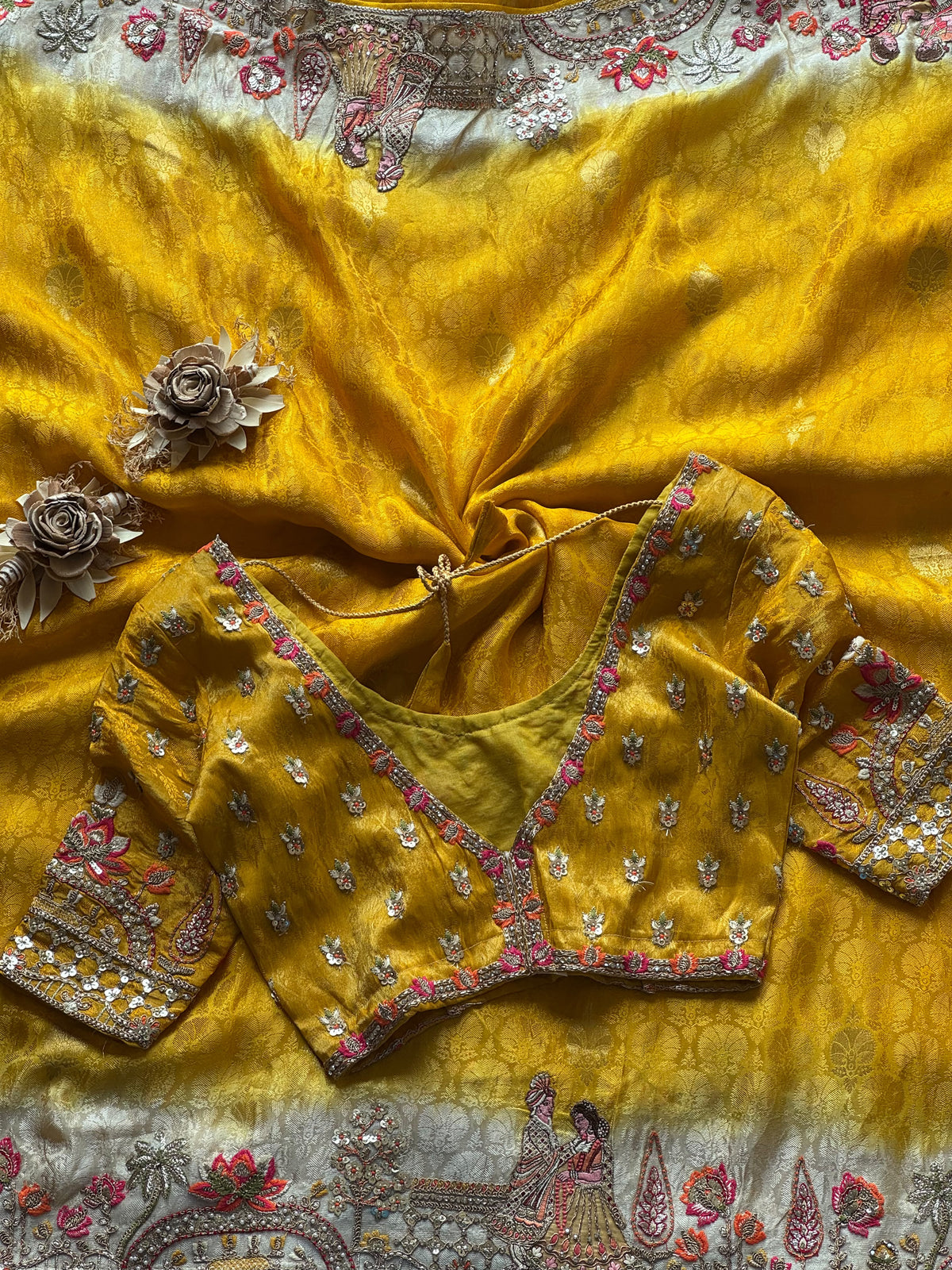 Marigold Muse Saree