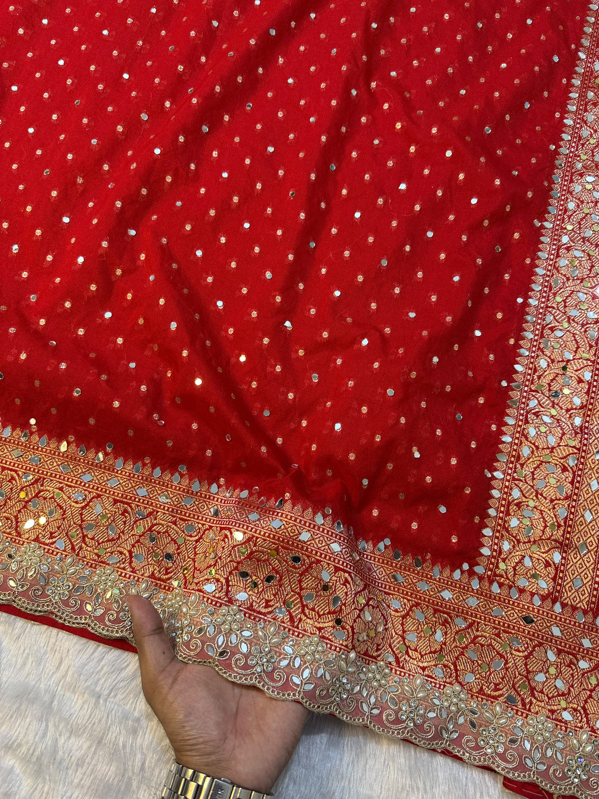 Rouge Elegance Saree