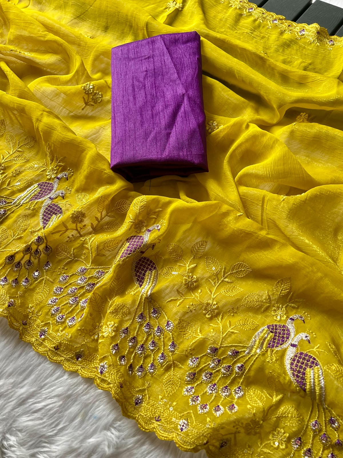 Mayurika Chiffon Saree