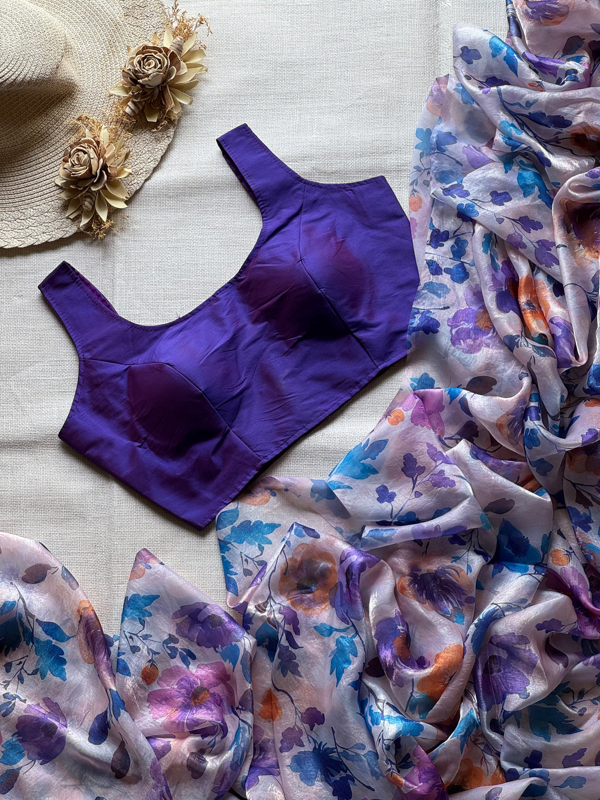 Purple bliss Saree