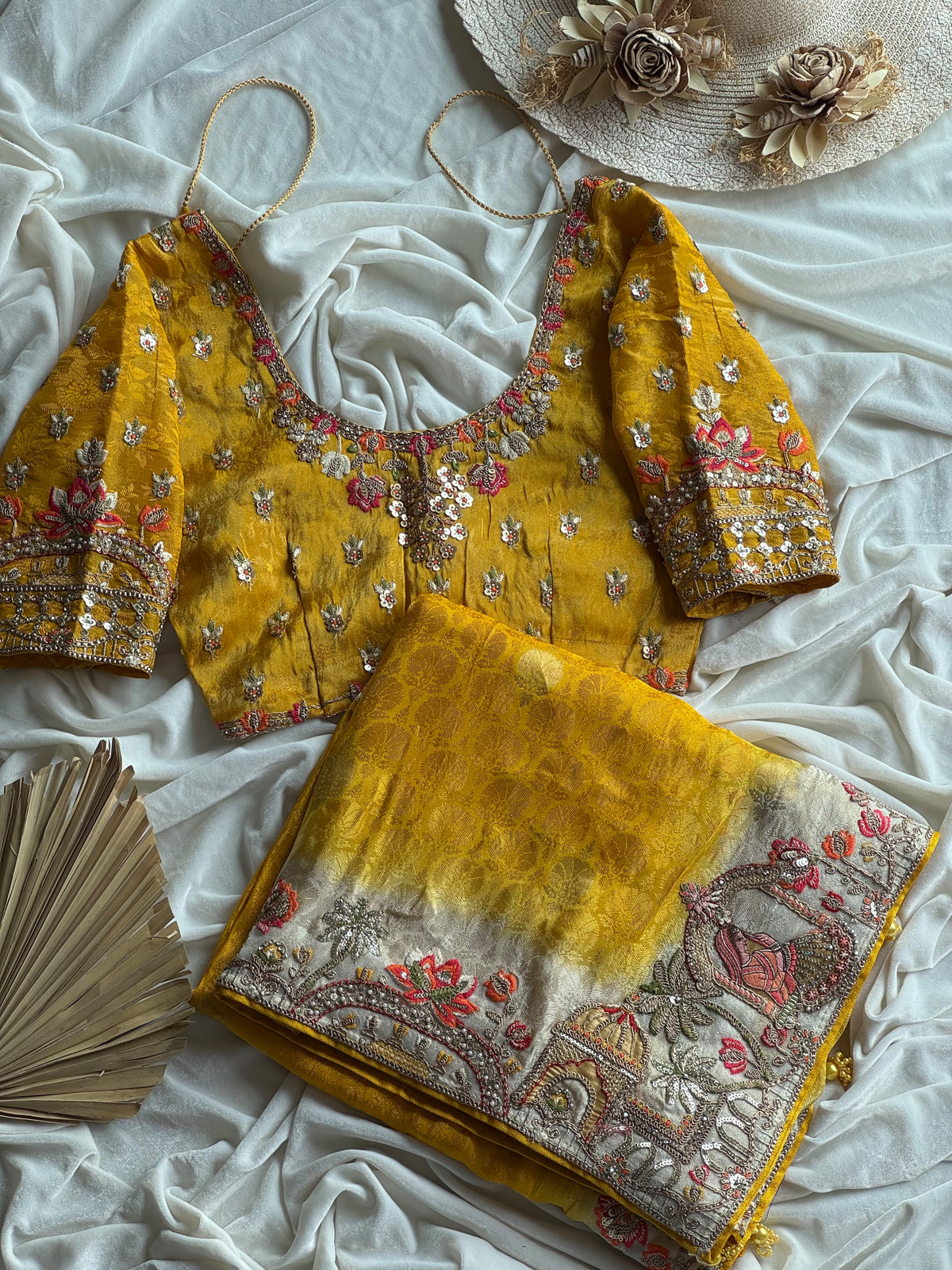 Marigold Muse Saree