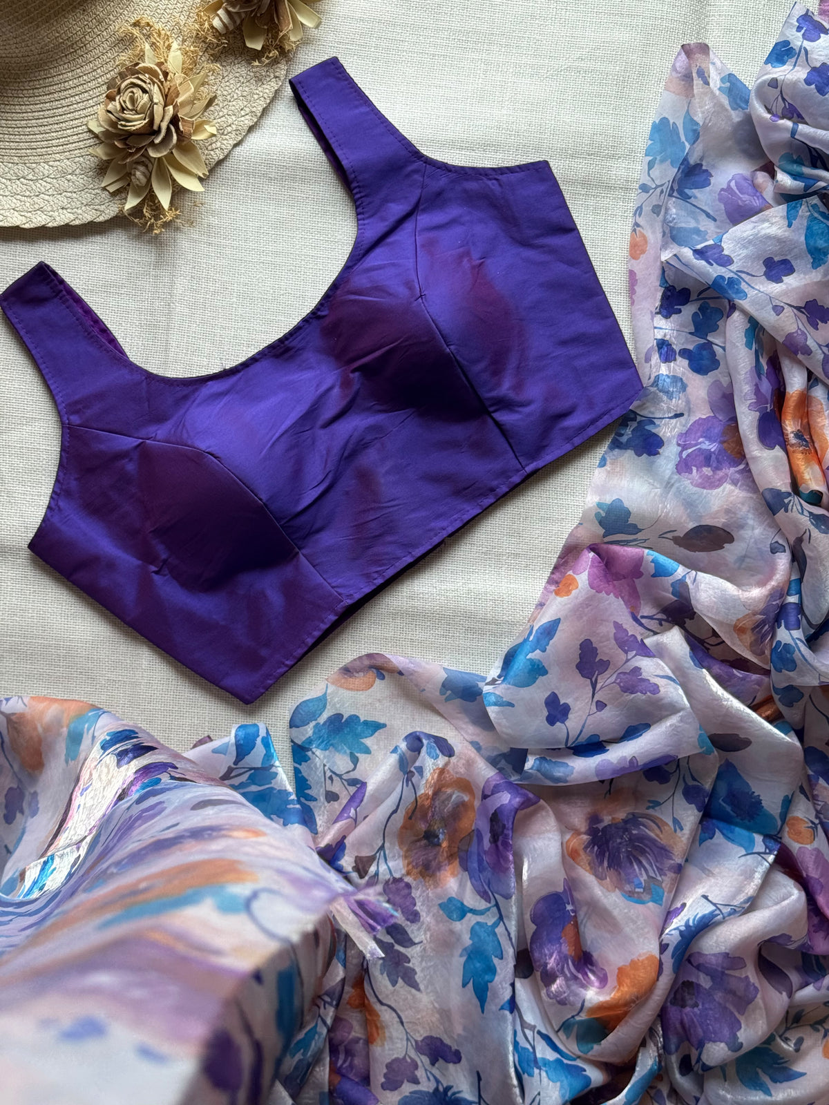 Purple bliss Saree